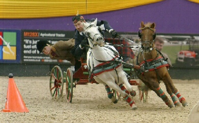 John Nisbet with  Charlie & Dini