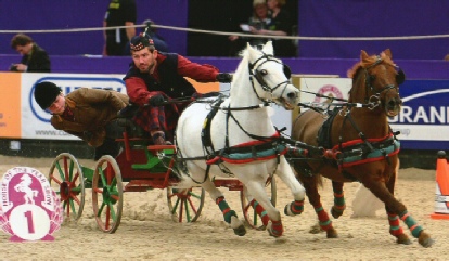 John Nisbet with Charlie & Dini